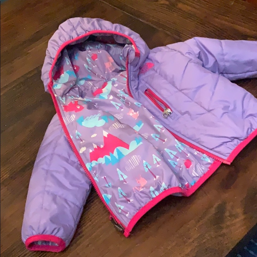 Reversible NorthFace puffer jacket